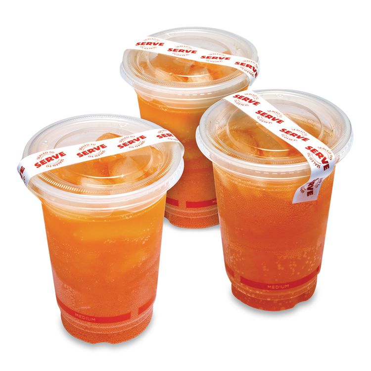 Iconex Tamper Seal Label, 0.75 x 7, Red/White, 500/Roll, 4 Rolls/Carton (ICX90232528)