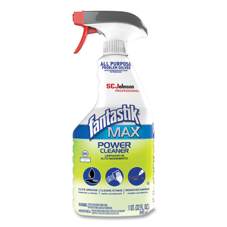 Fantastik MAX Power Cleaner, Pleasant Scent, 32 oz Spray Bottle (SJN323563EA)