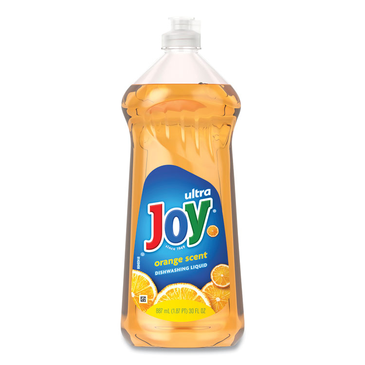 Joy Ultra Orange Dishwashing Liquid, Orange Scent, 30 oz Bottle, 10/Carton (JOY43603)
