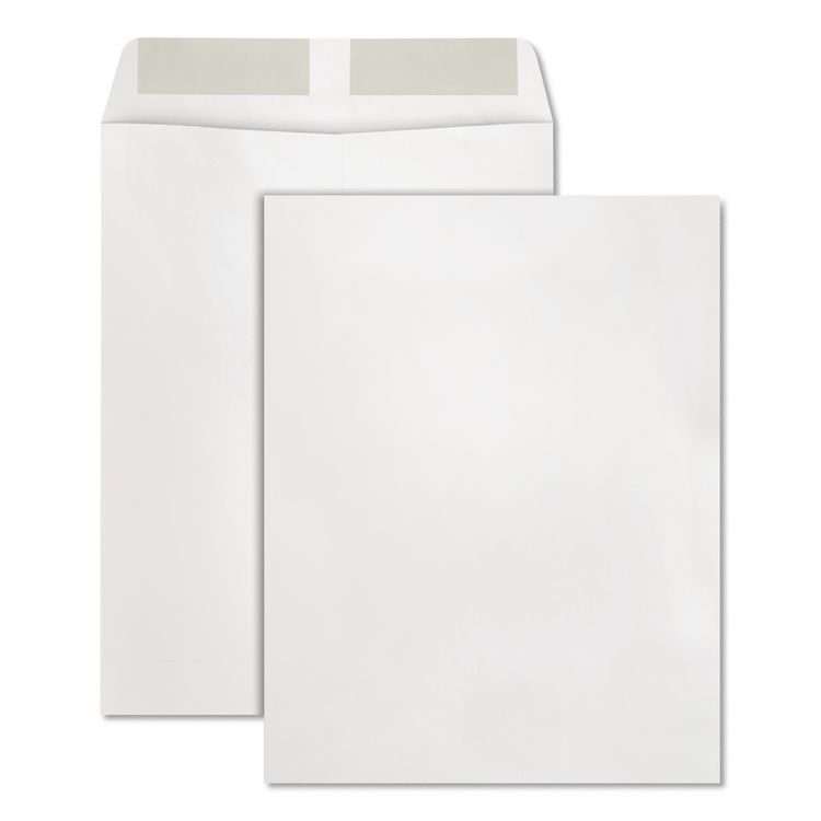 Quality Park Catalog Envelope, 24 lb Bond Weight Paper, #13 1/2, Square Flap, Gummed Closure, 10 x 13, White, 250/Box (QUA41688)