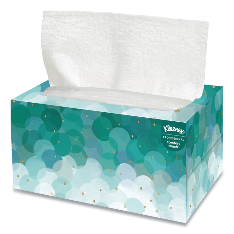 Kleenex Ultra Soft Hand Towels, POP-UP Box, 1-Ply, 9 x 10, White, 70/Box (KCC11268)