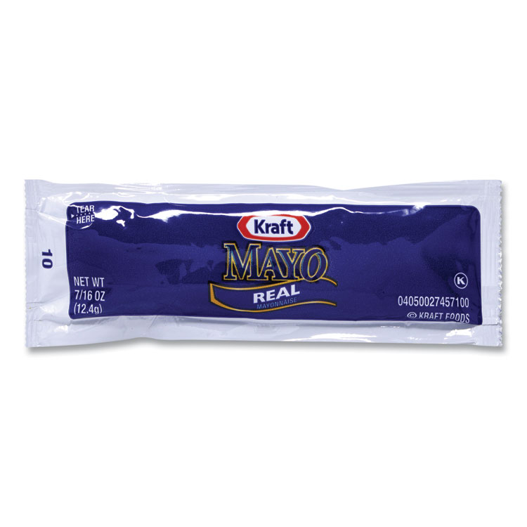 Kraft Mayo Real Mayonnaise, 0.44 oz Packet, 200/Box (GRR22001118)