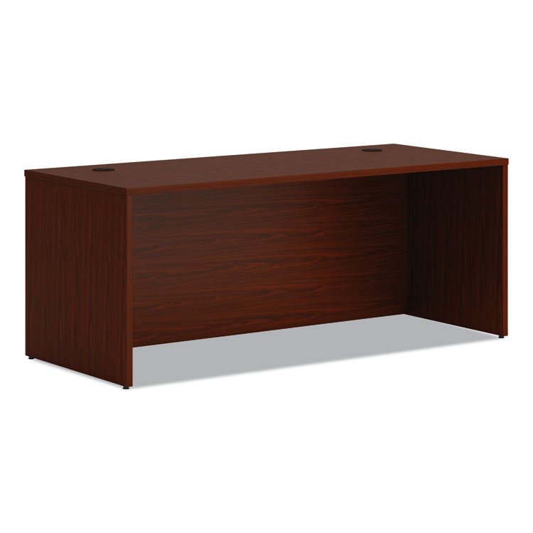 HON Mod Desk Shell, 72" x 30" x 29", Traditional Mahogany (HONLDS7230LT1)
