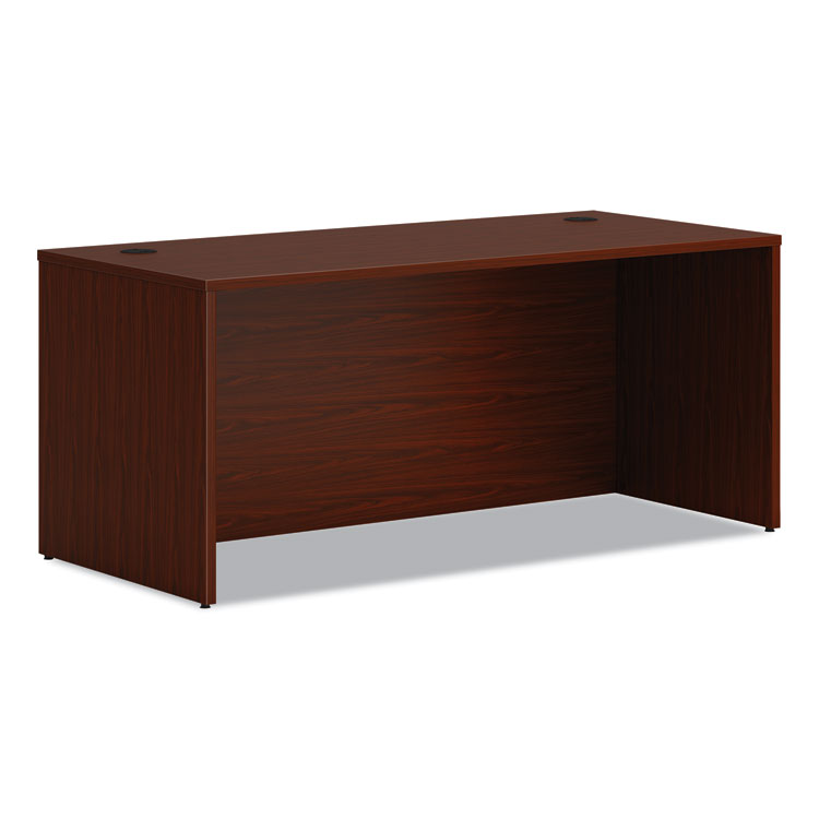 HON Mod Desk Shell, 66" x 30" x 29", Traditional Mahogany (HONLDS6630LT1)