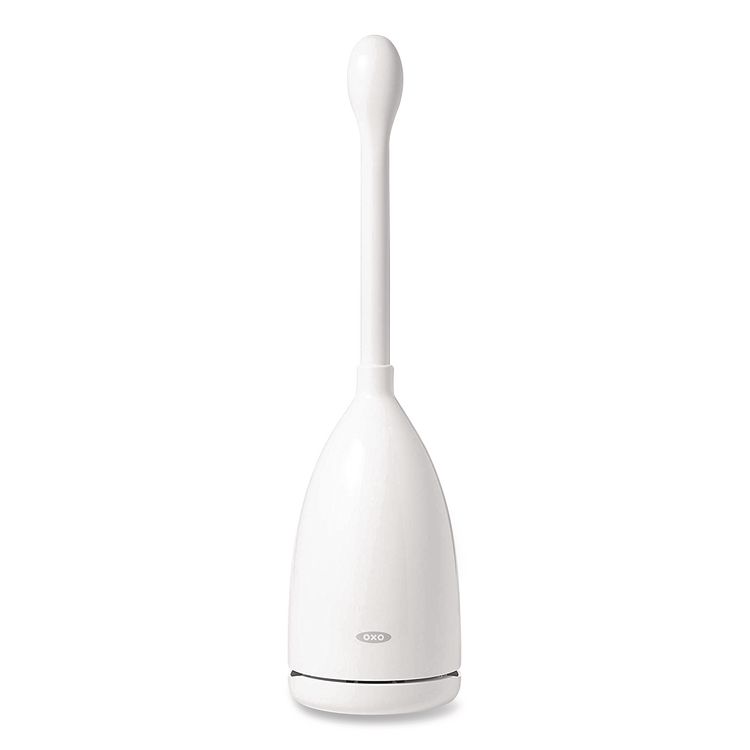 OXO Good Grips Nylon Toilet Brush with Canister, White (OXO12241600)