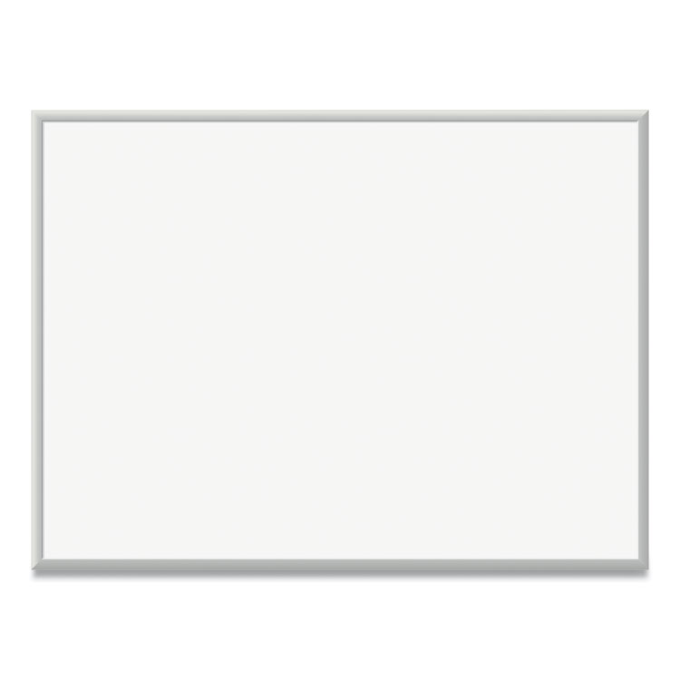 U Brands Magnetic Dry Erase Board with Aluminum Frame, 48" x 36" (Actual Size: 47" x 35"), White Surface, Satin Aluminum Frame (UBR072U0001)