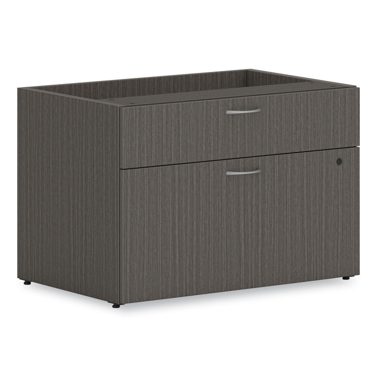 HON Mod Low Personal Credenza, 30w x 20d x 21h, Slate Teak (HONLCL3020BFLS1)