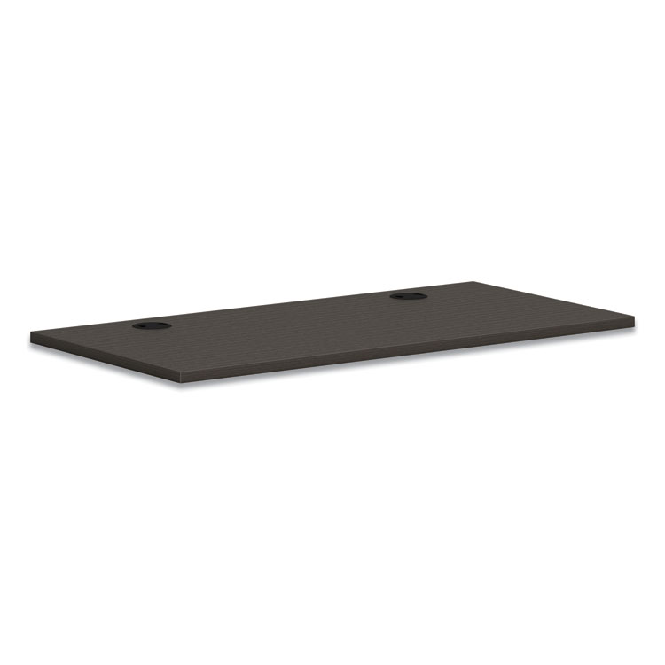 HON Mod Worksurface, Rectangular, 48w x 24d, Slate Teak (HONPLRW4824LS1)