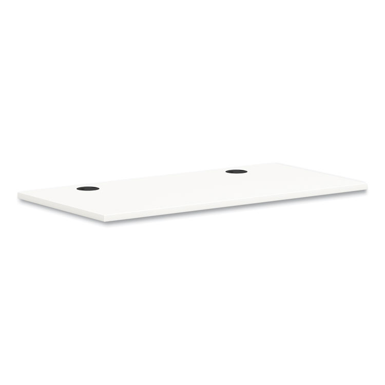 HON Mod Worksurface, Rectangular, 48w x 24d, Simply White (HONPLRW4824LP1)