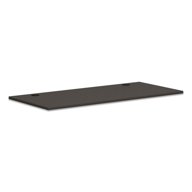 HON Mod Worksurface, Rectangular, 66w x 30d, Slate Teak (HONPLRW6630LS1)