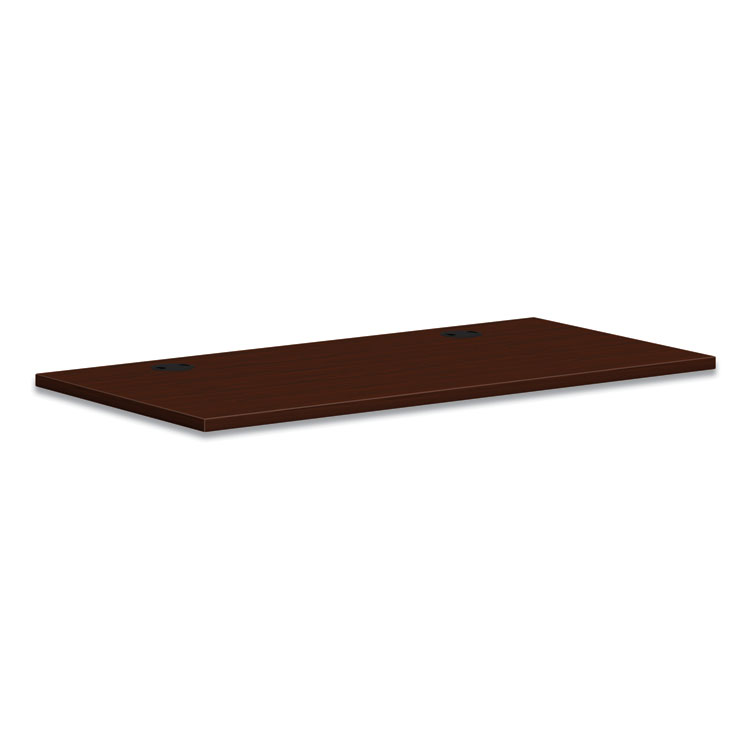 HON Mod Worksurface, Rectangular, 48w x 24d, Traditional Mahogany (HONPLRW4824LT1)