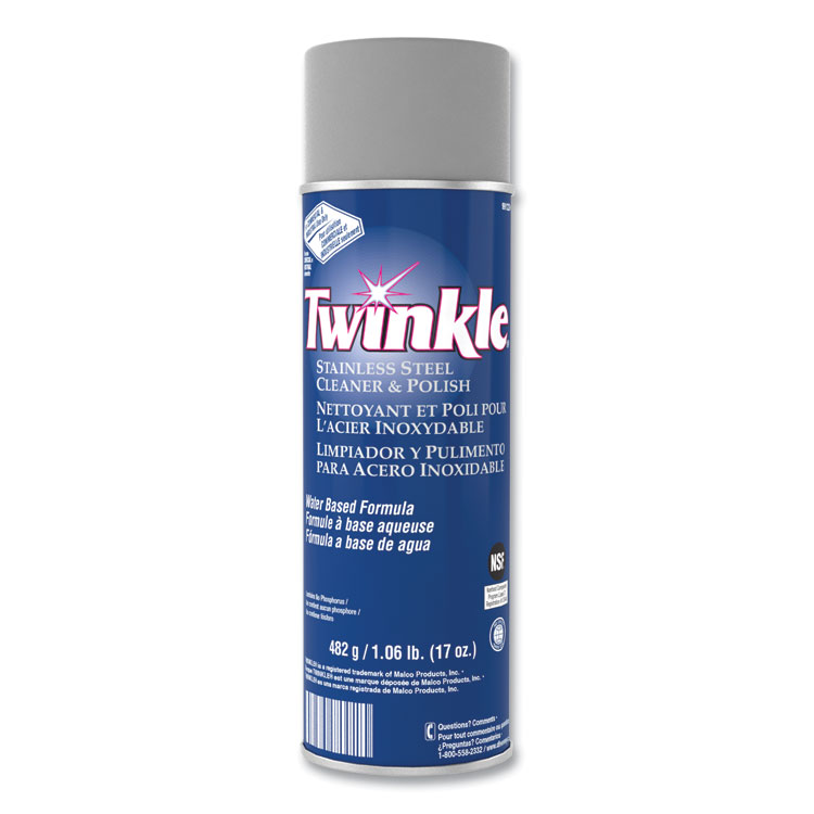 Twinkle Stainless Steel Cleaner and Polish, 17 oz Aerosol Spray (DVO991224EA)