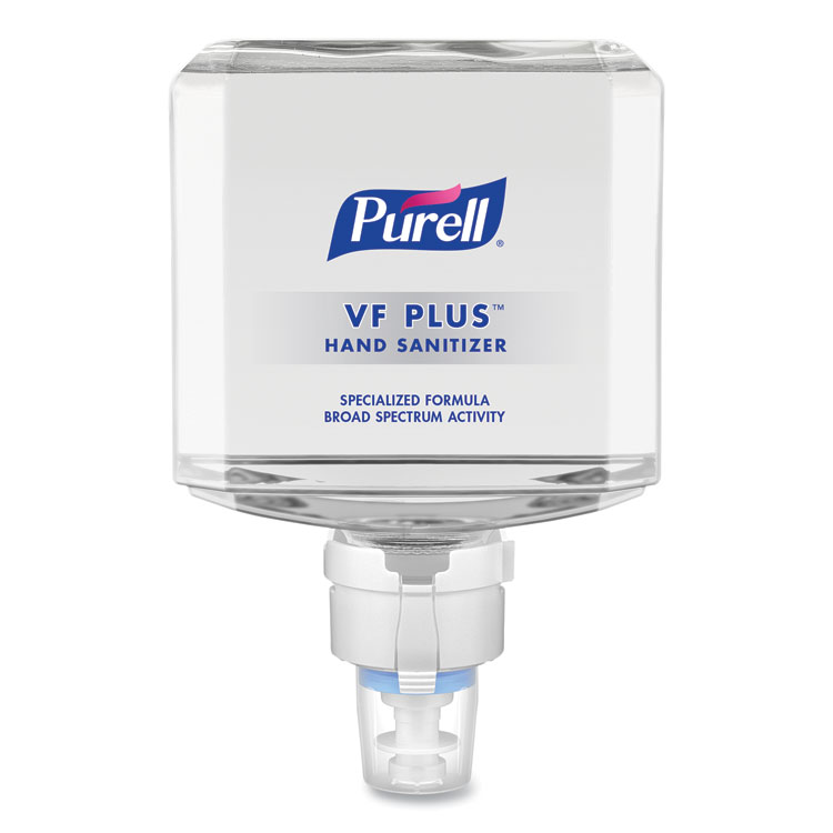 PURELL VF PLUS Hand Sanitizer Gel, 1,200 mL Refill Bottle, Fragrance-Free, For ES8 Dispensers, 2/Carton (GOJ709902CT)