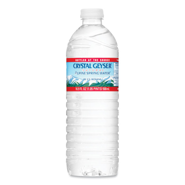 Crystal Geyser Natural Alpine Spring Water, 16.9 oz Bottle, 35/Carton (CGW35001CTDEP)