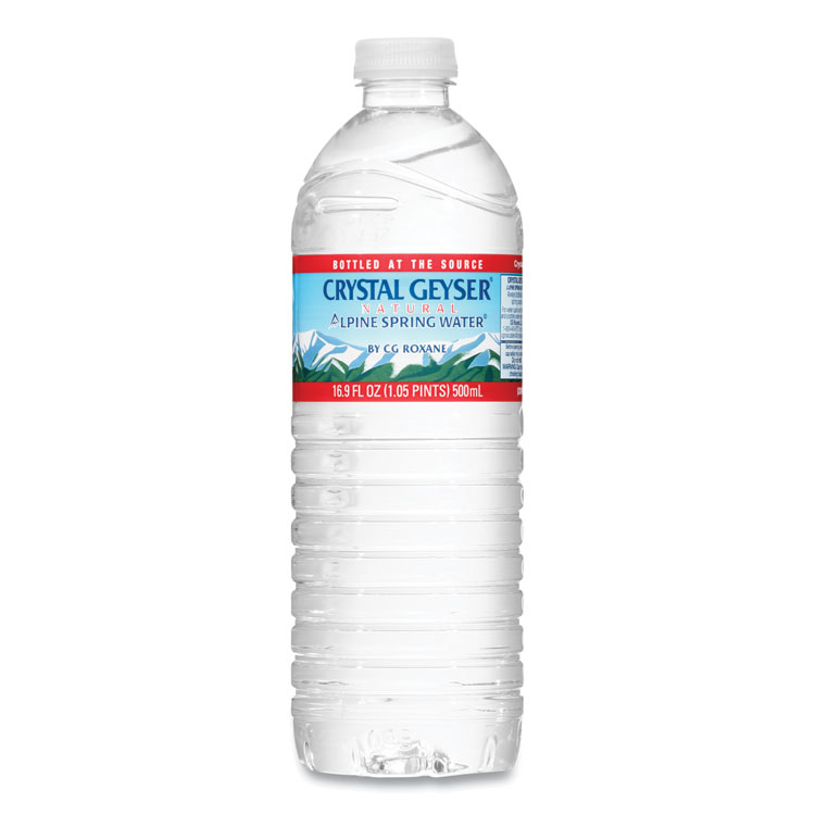 Crystal Geyser Alpine Spring Water, 16.9 oz Bottle, 35/Carton (CGW35001CT)