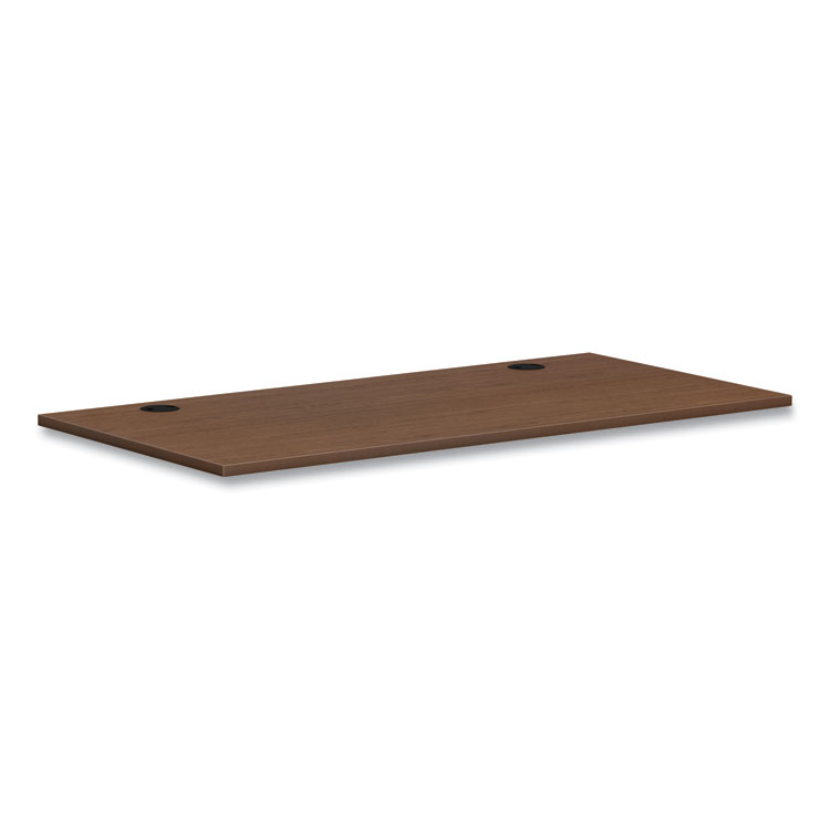 HONPLRW6030LE1 - HON Mod Worksurface, Rectangular, 60w x 30d, Sepia Walnut (HONPLRW6030LE1)