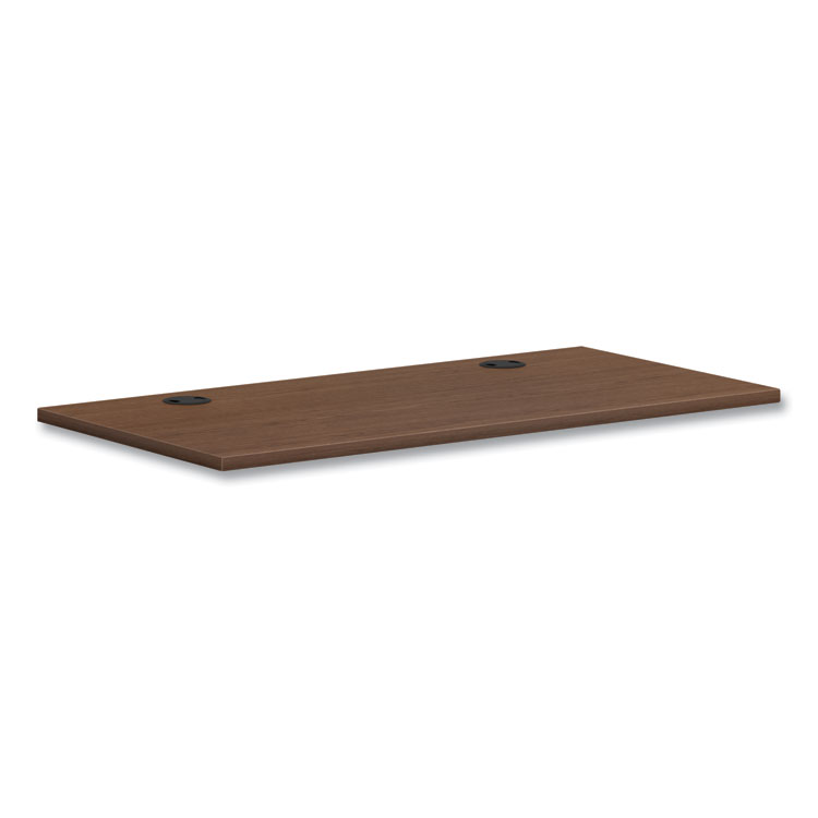 HON Mod Worksurface, Rectangular, 48w x 24d, Sepia Walnut (HONPLRW4824LE1)