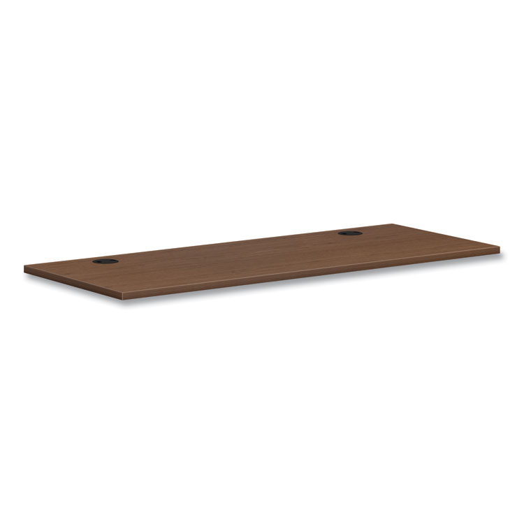 HON Mod Worksurface, Rectangular, 60w x 24d, Sepia Walnut (HONPLRW6024LE1)