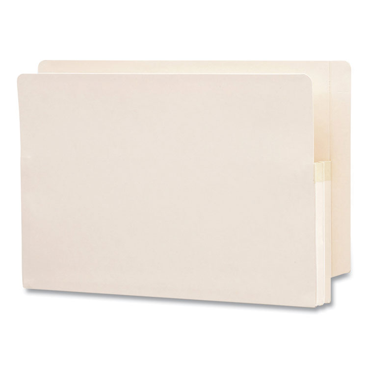 Smead Manila End Tab File Pockets, 1.75" Expansion, Legal Size, Manila, 25/Box (SMD76114)