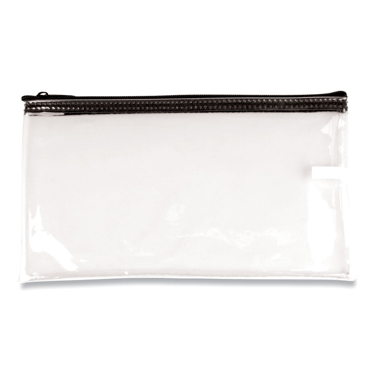 CONTROLTEK Multipurpose Zipper Bags, Vinyl, 11 x 6, Clear (CNK530977)