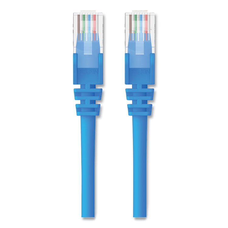 Belkin CAT6 UTP Computer Patch Cable, 2 ft, Blue (BLKA3L98002BLUS)