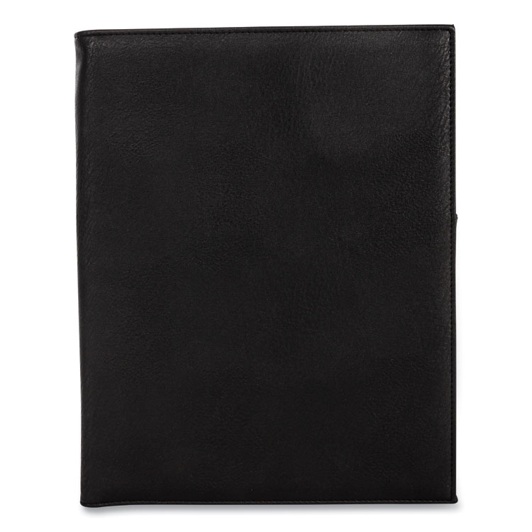 Bond Street, Ltd. Faux-Leather Padfolio, 9 x 12 Pad, 9.75 x 12.5, Black (BND5042BSBLACK)