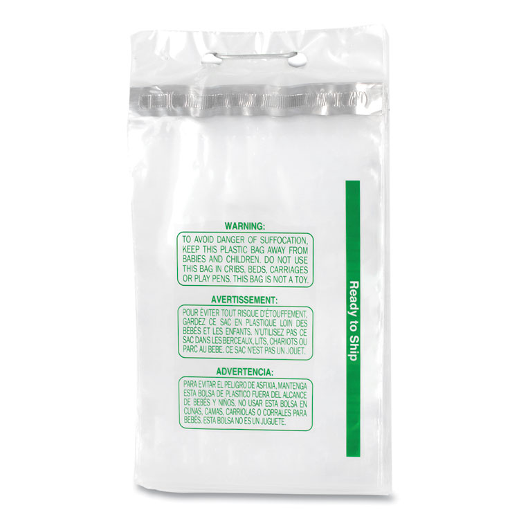 Fantapak Wicketed E-Commerce Bags, 9 x 14, 1.5 mil, 1,000/Box (FICFLRS9X14)