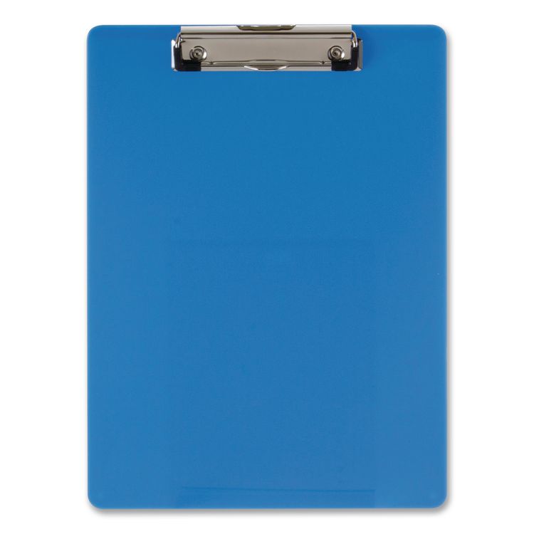 Officemate Recycled Plastic Clipboard, Holds 8.5 x 11 Sheets, Blue (OIC83048)