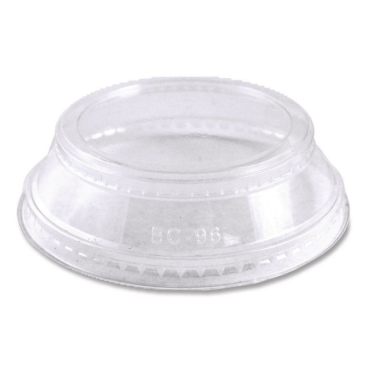 World Centric PLA Clear Cold Cup Lids, Dome Lid, Fits 9 oz to 24 oz Parfait Cups, Plastic, Clear, 1,000/Carton (WORCPLCS12SH)