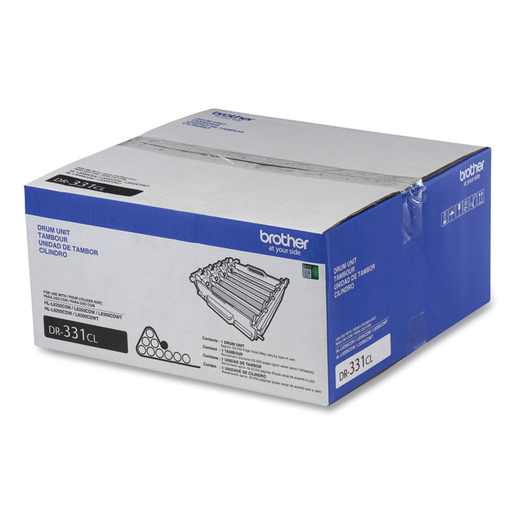 BROTHER INTL. CORP. DR331CL Drum Unit, 25,000 Page-Yield, Black/Cyan/Magenta/Yellow (BRTDR331CL)