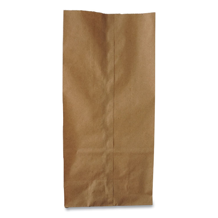 ROSS & WALLACE PAPER PRODUCTS, INC. Grocery Paper Bags, 6# Size, 35# Basis Weight, 5.88" x 3.63" x 11", Kraft, 500/Bundle (BAGGK6500)