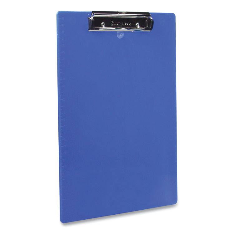 Saunders Recycled Plastic Clipboard, 0.5" Clip Capacity, Holds 8.5 x 11 Sheets, Cobalt (SAU21582)