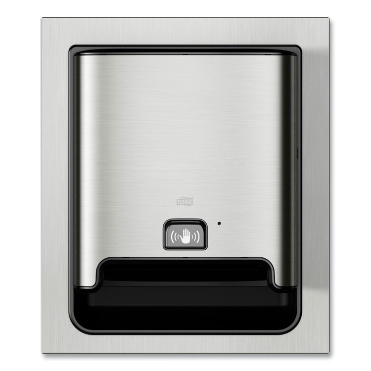 Tork Image Design Matic Hand Towel Roll Dispenser with Intuition Sensor, In-Wall Recessed, 17.64 x 7.87 x 20.55, Stainless Steel (TRK461223)