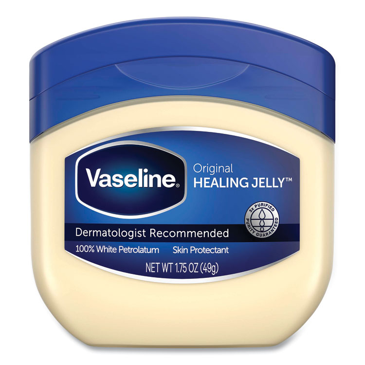 Vaseline Jelly Original, 1.75 oz Jar, 144/Carton (UNI31100CT)