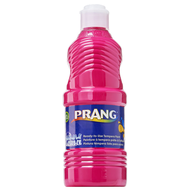 Prang Washable Paint, Magenta, 16 oz Dispenser-Cap Bottle (DIXX10710)
