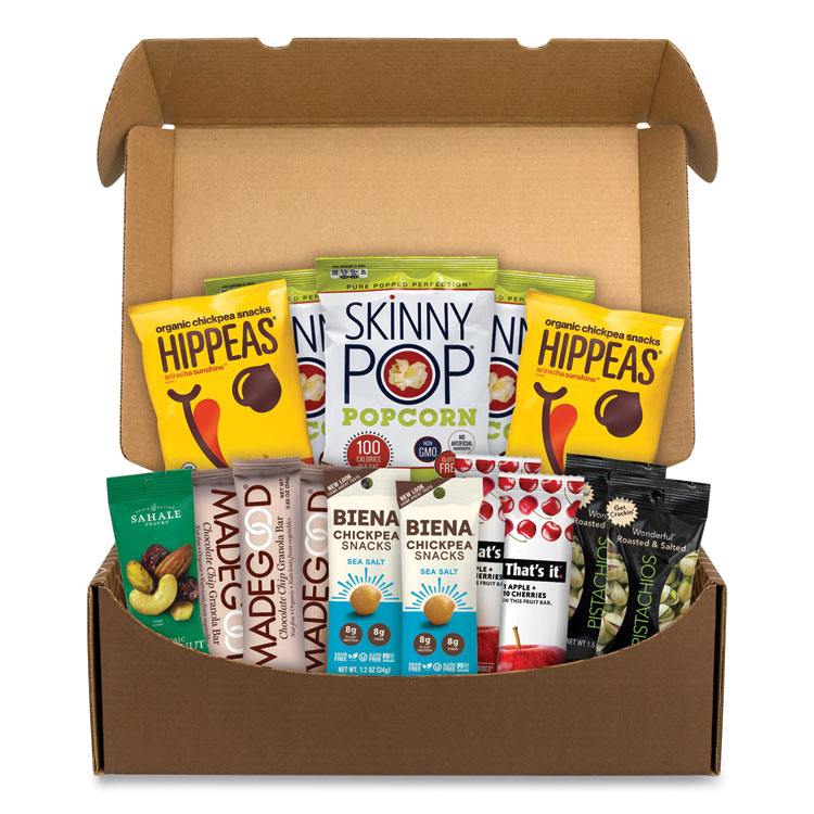Snack Box Pros Vegan Snack Box, 15 Assorted Snacks/Box (GRR70000126)
