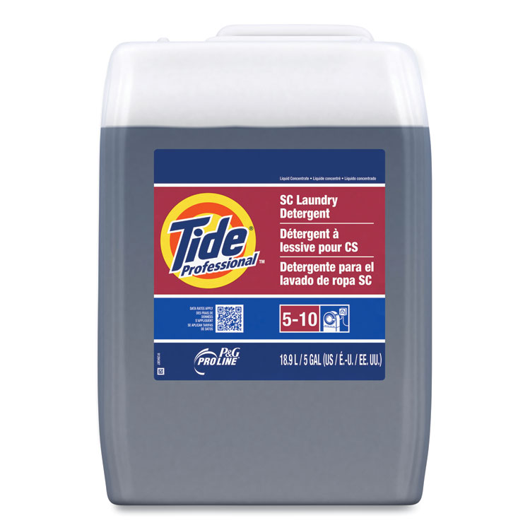 Tide Professional SC Laundry Detergent, 5 gal Closed-Loop Container (PPL70672)