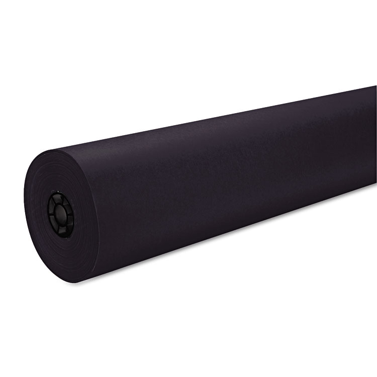 Pacon Decorol Flame Retardant Art Rolls, 40 lb Cover Weight, 36" x 1000 ft, Black (PAC101209)