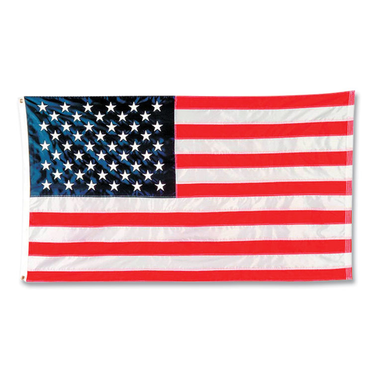 Integrity Flags Indoor/Outdoor U.S. Flag, 72" x 48", Nylon (BAUTB4600)