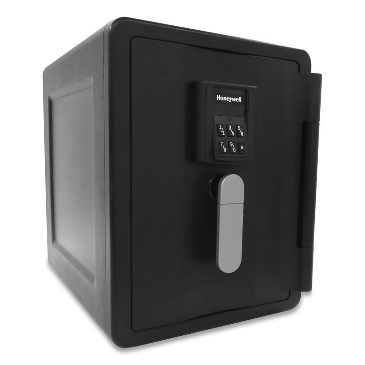 Honeywell Fire and Waterproof Safe with Digital Lock, 11.8 x 16.7 x 15.6, 0.7 cu ft, Black (HWL2901)