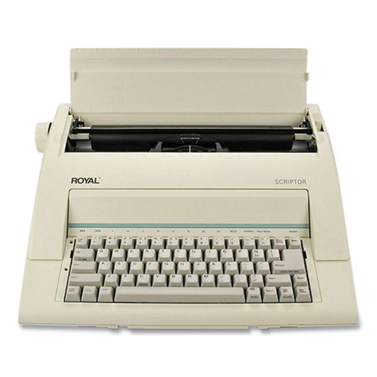 Royal Scriptor AC Power Typewriter, 12 cps (RBMROYALTYPEWRI)