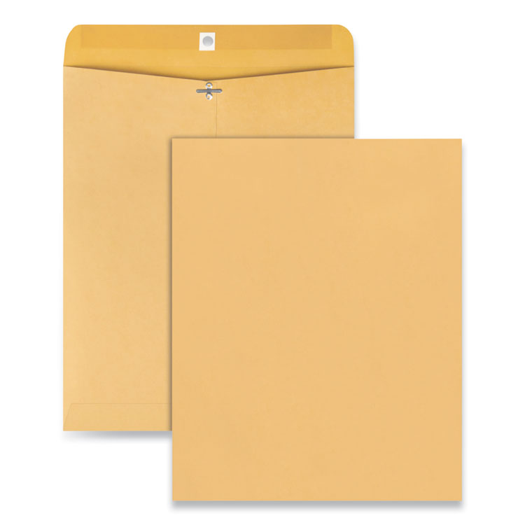 Universal Kraft Clasp Envelope, #105, Square Flap, Clasp/Gummed Closure, 11.5 x 14.5, Brown Kraft, 100/Pack (UNV35263)