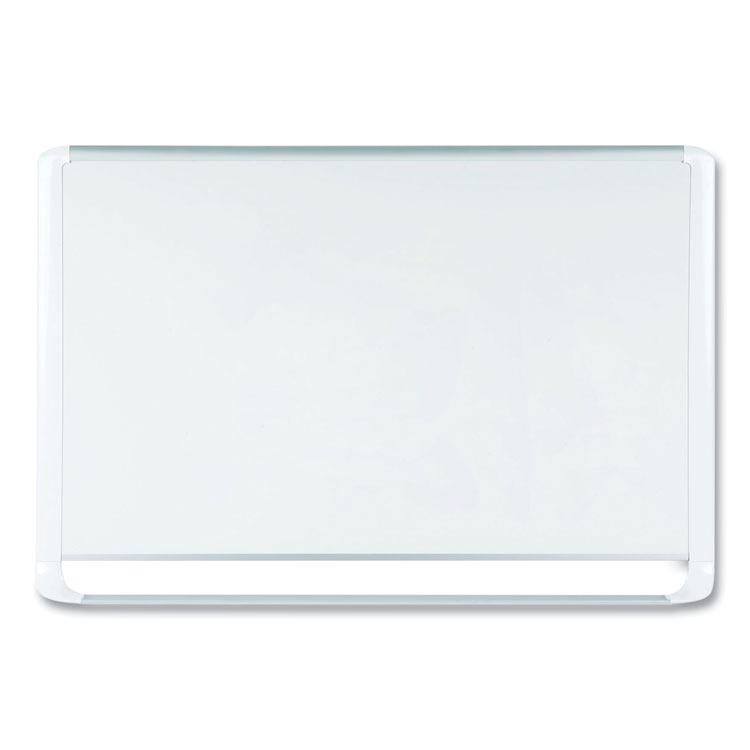 MasterVision Gold Ultra Magnetic Dry Erase Boards, 72" x 48", White Surface, White/Natural Aluminum Frame (BVCMVI270205)