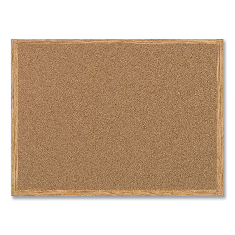 MasterVision Earth Cork Board, 72" x 48", Tan Surface, Oak Finished Wood Frame (BVCSB1420001233)