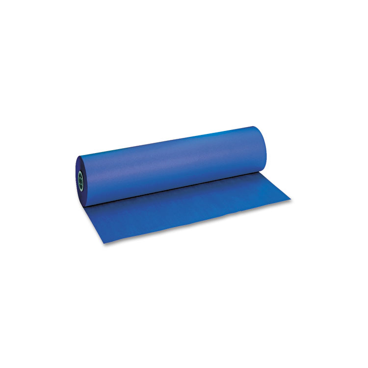 Pacon Decorol Flame Retardant Art Rolls, 40 lb Cover Weight, 36" x 1000 ft, Sapphire Blue (PAC101206)
