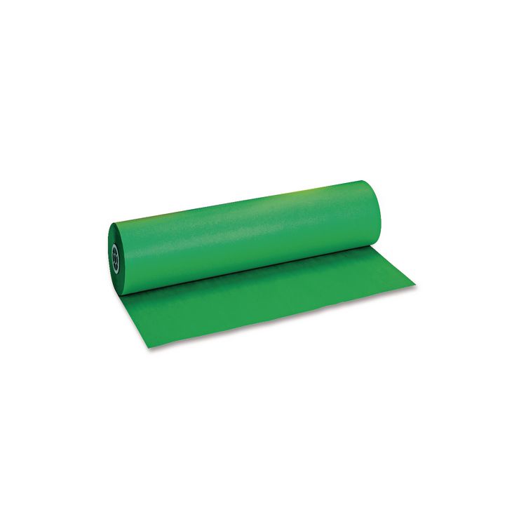Pacon Decorol Flame Retardant Art Rolls, 40 lb Cover Weight, 36" x 1000 ft, Tropical Green (PAC101202)