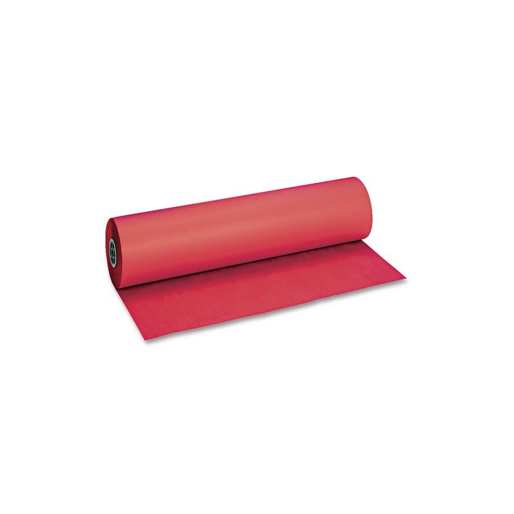 Pacon Decorol Flame Retardant Art Rolls, 40 lb Cover Weight, 36" x 1000 ft, Cherry Red (PAC101203)