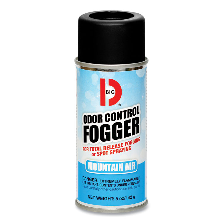 Big D Industries Odor Control Fogger, Mountain Air Scent, 5 oz Aerosol Spray, 12/Carton (BGD344)