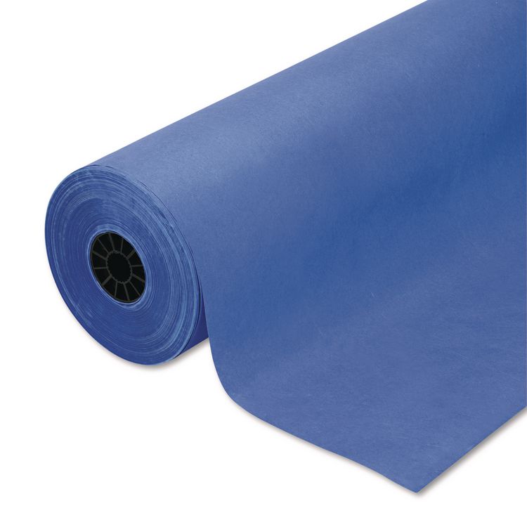 Pacon Rainbow Duo-Finish Colored Kraft Paper, 35 lb Wrapping Weight, 36" x 1,000 ft, Royal Blue (PAC63200)