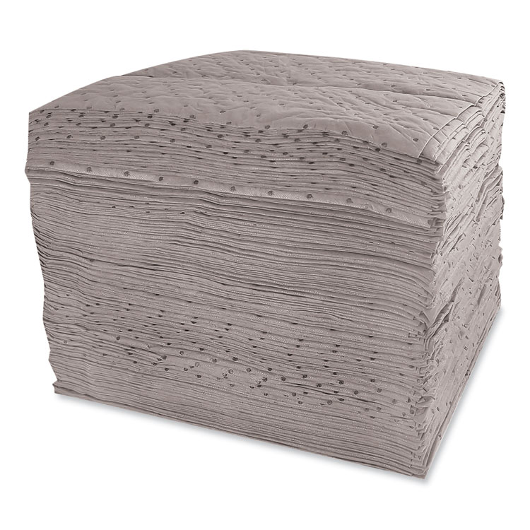 HOSPECO TASKBrand All Sorb Industrial Sorbent Pad, 0.11 gal, 15 x 18, 200/Carton (HOSASSRBP)